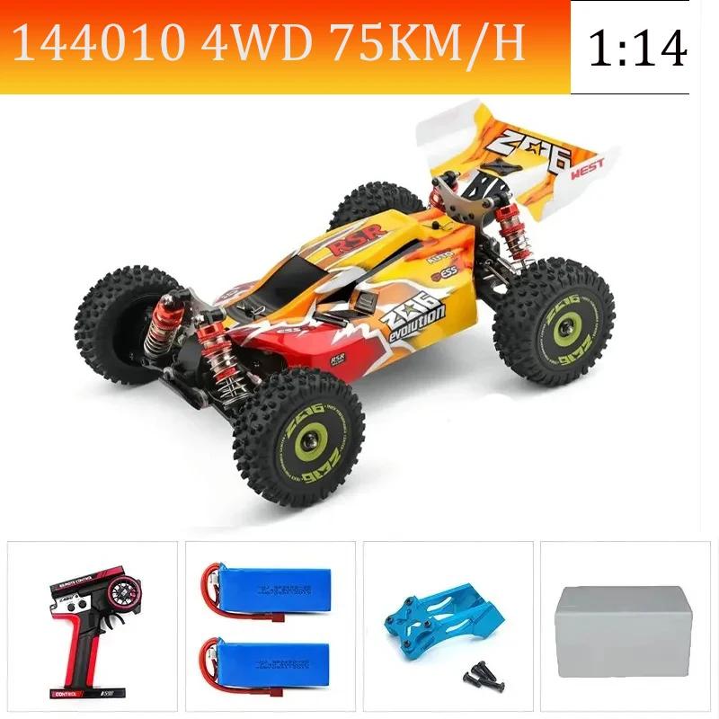 WLtoys144010 4WD Модель с максимальной скоростью 75 км/ч 1:Высокоскоростная радиоуправляемая внедорожная дрифт-гоночная машина 14-го масштаба для мальчика