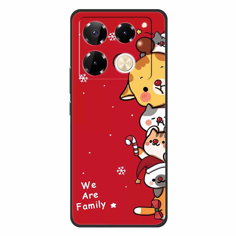 2024 Christmas Phone Cases For Infinix Note 40 Pro 4G 5G Cases Soft TPU Silicone For Note 30 4G 5G Infinix Note 40Pro 30Pro 4G