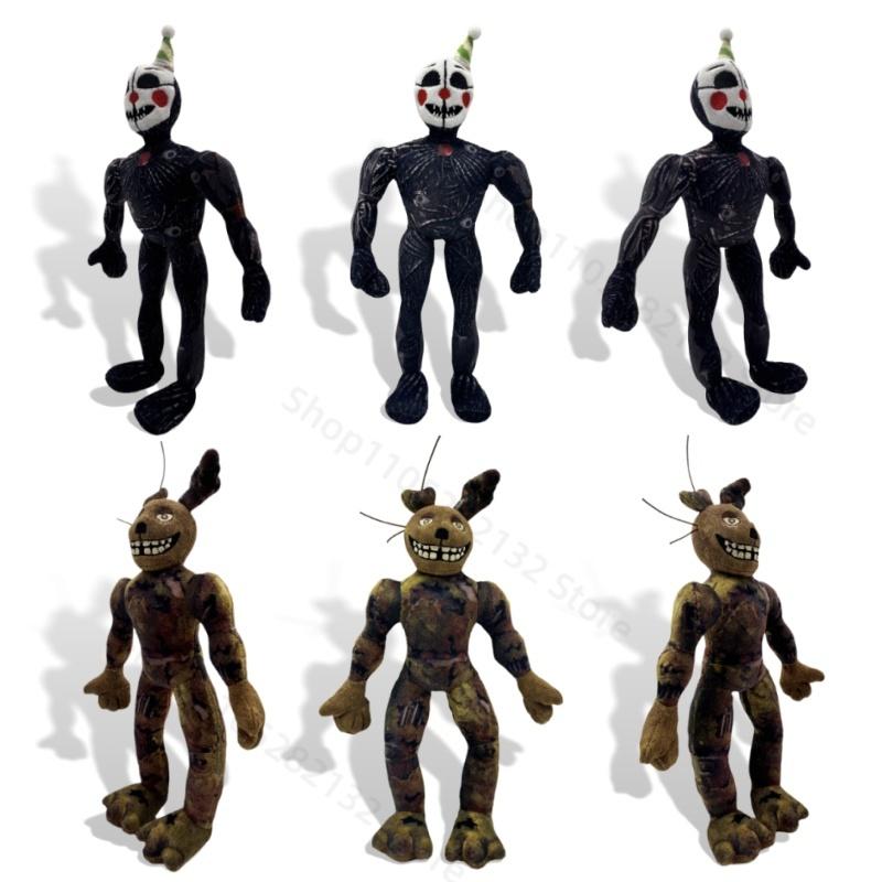 New Anime Bite By Night Plush Springtraped Ennards Plush Doll Horror Game Peripheral Survivors Killers Plushie Toy Gift For Kid