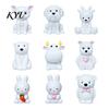 Decorative Desk Lamp for Kids Cute Animal Night Light Kids, Rabbit Bear Deer Cat Dog Birthday Gifts Boys Girls Shape LED Bedside Lamp, Soft