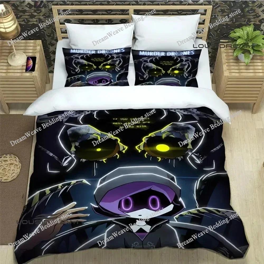 Cartoon M-Murder Drones Bedding Sets Exquisite Bed Supplies Set Duvet Cover Bed Comforter Set Bedding Luxury Quilt Cover963963