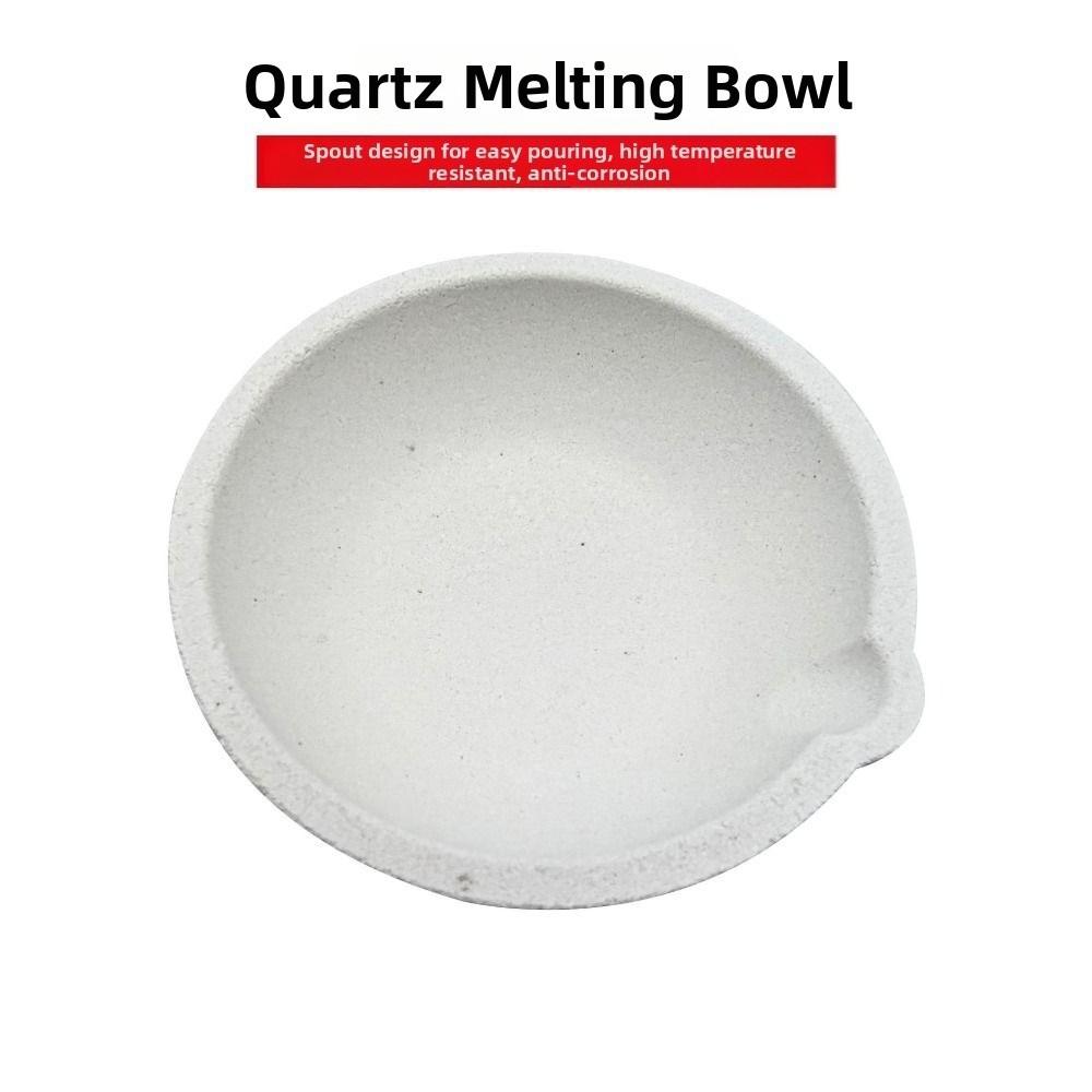 with Spout Quartz Crucible Heat-resistant Jewelry Casting Tools Furnace Tools  Platinum Refining