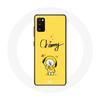 Чехол для Samsung Galaxy A41 BTS Bangtan Boys BT21 Chimmy Jimin желтый фон