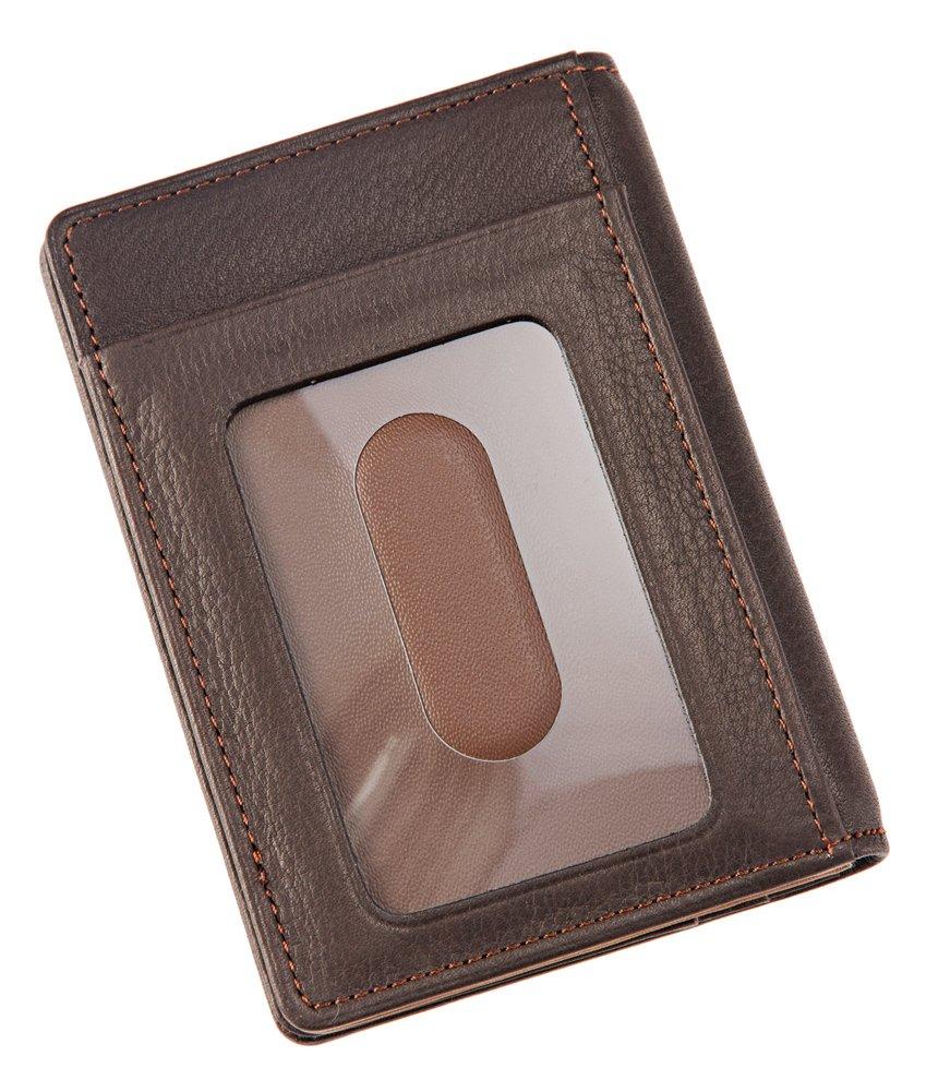 [Киприс] Шелковистый Кип Пасс Кейс (Двустворчатый, двухсторонний) 1730 г. (Шоколад)