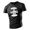 Модная мужская удобная повседневная дышащая футболка Four Seasons с 2d черепом и принтом автомобиля, мужская свободная футболка с коротким рукавом в спортивном стиле