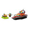 Конструктор LEGO City Пожарно-спасательный катер для детей 5-8 лет, развивающий игровой набор, 60373