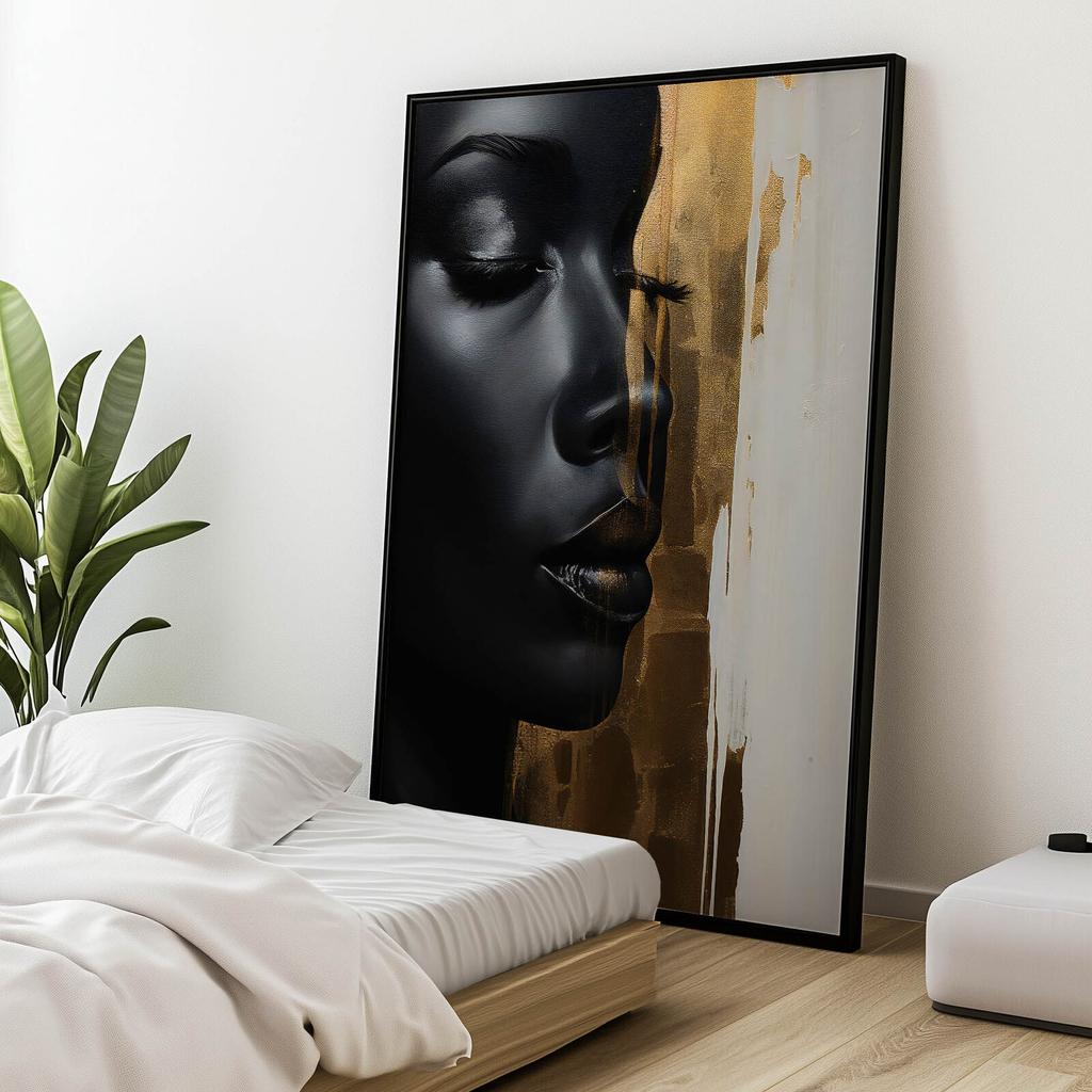 Golden Power Golden Power, 40X50 Cm, Gold Aluminum Frame, 230 Gsm Matte Paper