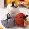 1-5pcs Crochet Pumpkin Decoration Handmade Knitted Pumpkin Decor For Halloween Farmhouse Thanksgiving Harvest Ornament Gifts