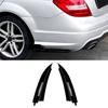 Для C-Class W204 AMG Line 2008-2014 Задний бампер Губа Диффузор Боковой сплиттер Спойлер Комплект обвеса