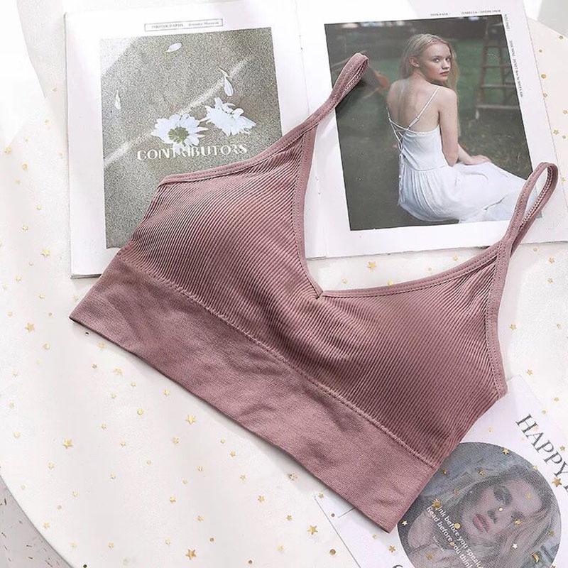 Женский трансграничный красивый топ-бандо с открытой спиной, спортивный бюстгальтер - без косточек