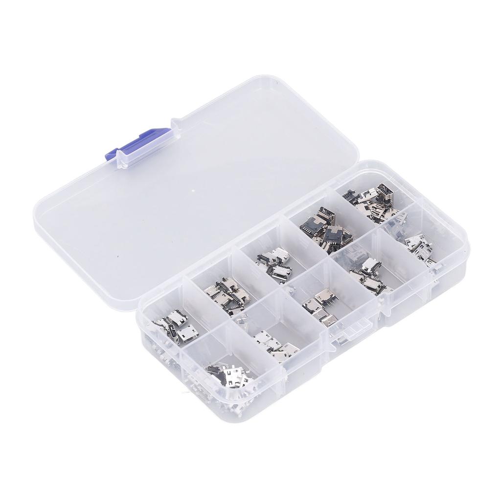 100 шт. Micro MINI USB женский разъем USB разъем для бытовой техники