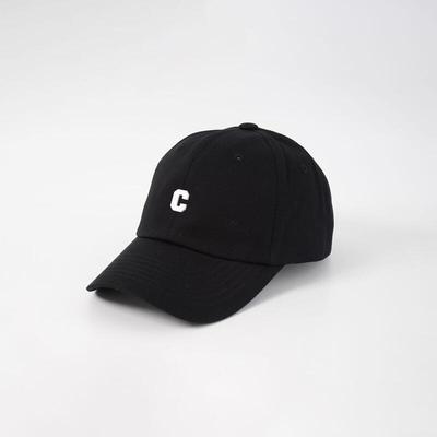 Простая унисекс повседневная бейсболка с логотипом C