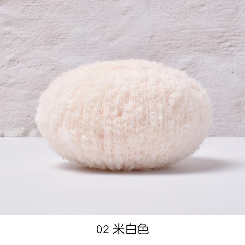 50 г/моток Смесовая пряжа-косичка Пряжа Teddy Мягкая Вязаная Крючком Крашеная Пряжа DIY Ручное Вязание Крючком Вязаный Свитер Шапка Кукла