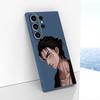Чехол для телефона Samsung Galaxy S20 S23 Ultra Note 20 Ultra S21 Note 10 Plus 8 9 квадратный жидкий чехол «Атака Титанов» аниме