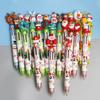 Decor Deer Elementary School Xmas Tree Christmas Ballpoint Pen Santa Claus Stationery Six Color Pen