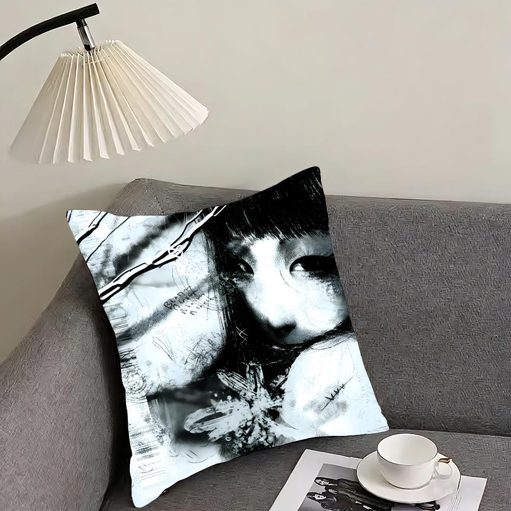 Gothic Coquette Cybersigilism INS Cushion Cover Pillowcase Ultra Soft Skin Friendly Fabric Cloud Like Comfort Concealed Zipper