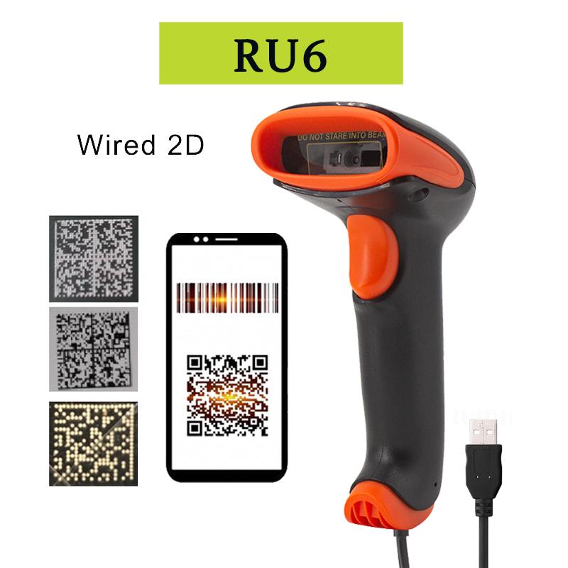 Code Scanner 2d Barcode Reader Portable Handheld Barcode Reader Qr Code Reader PDF417 DM Code Scanner
