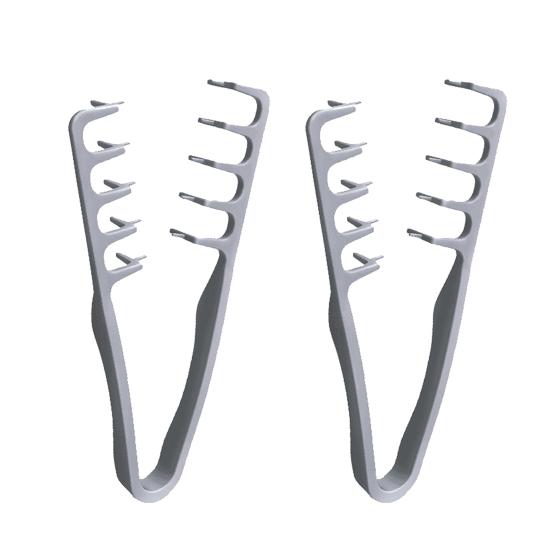 1/2/3 шт. Расческа для придания объема и текстуры волосам, с широкими зубьями, для укладки пышных волос, инструмент для приподнятия корней и придания объема, женский/мужской, аксессуар для ухода за челкой и пробором