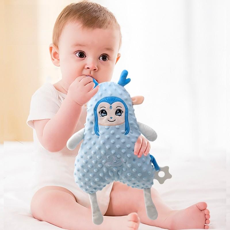 Soft Cotton Baby Sleep Doll With Cute Animal Design For Newborn Bedtime