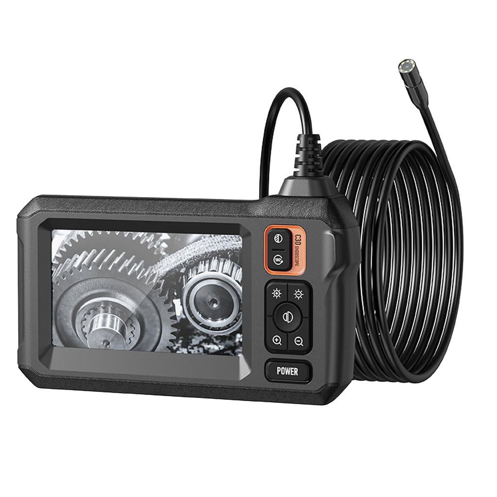 Endoscope Camera with Light 4.3inch IPS Screen 170 Degree Viewing Angle IP67 Waterproof HD