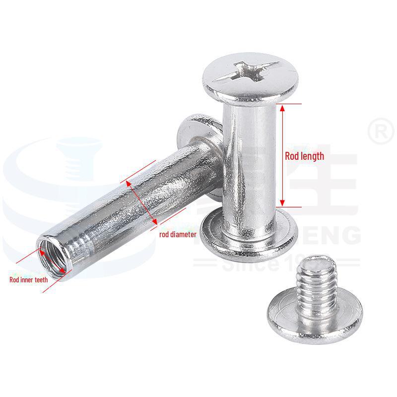 201 нержавеющая сталь заклепочные винты «мать и дитя» I-образные гвозди 3/4/5/6 мм