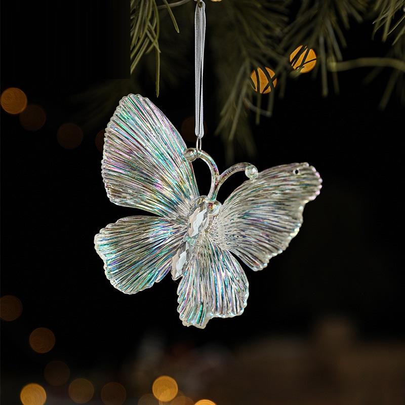 Honor of Crysal Christmas Decoration Pendant Transparent Creative Bell Girl Christmas Tree Pendant Decoration
