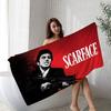 Classic Movie S-Scarface Beach Towel Colorful Bath Towels For Girl Microfiber Quick Dry Sand Free Beach Yoga Spa Gym