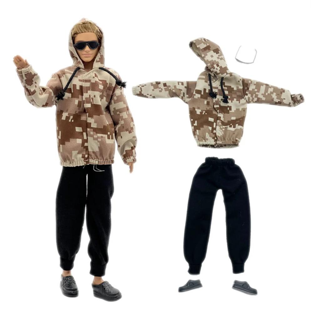 1 Set Ken Cloth Handmade Handsome Doll Accessories Casual Wear Suit for 30cm 12inch Ken Doll Suit Kids Gift