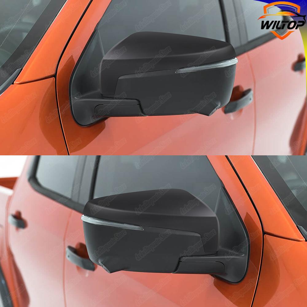 Car Mirror Covers for ISUZU D-MAX V-Cross DL40 AT33/35 2025 2025 Rearview Mirror Covers ABS Matte Black Car Exterior Accessories