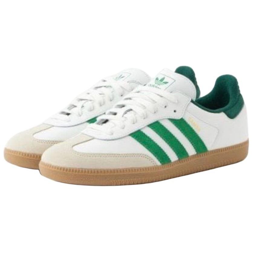 Adidas Samba OG White Collegiate Green Unisex Sneakers Core-White JI3202