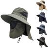 Унисекс уличная солнцезащитная шляпа с защитой от ультрафиолета, рыбацкая шапка, дышащая туристическая шапка с широкими полями