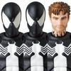 MAFEX Черный костюм Комикс Приблизительно 155 мм экшен №147 Человек-паук Вер. высокая, предварительно окрашенная фигурка.
