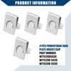 W715288-S439 / Front/Powertrain Skid Plate Clip for Ford F-150 2011- / Transmission Skid Plate Fastener/Surface Coating Treatment/Metal / 4Pcs