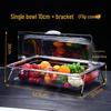 Qianxing Acrylic Transparent Food Display Case with Flip Lids