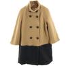 7 Minutes Sleeve Wool Coat S Beige Women Used