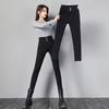 Tall and Thin Jeans, Women's Autumn and Winter Tight-fitting Pencil Slim-fitting Warm Small-footed Jeans