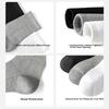 [Coolmax] Men's Socks, 3 Pairs, Cotton, Odor-Resistant, Sweat-Absorbing, Casual Mid-Calf Socks, Athletic Cotton Socks