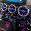 Для Mercedes-Benz A/CLA W176/CLA W117/GLA W156 13-18 12/64 цвета Подсветка салона Светодиодная подсветка Декоративная лампа для воздуховодов турбин