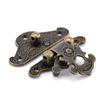 Antique Brass Hasp Wooden Case Clasp Buckle Vintage Decorative Jewelry Box Hasp Latch Lock Gift Box Suitcase Furniture Hardware