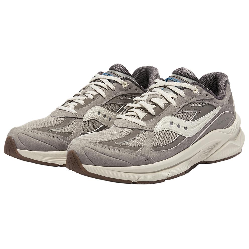 SAUCONY Kinvara Pwr Retro Удобные Синтетическая Кожа Беговые Кроссовки Унисекс Беговые Кроссовки Светло-Серый S79079-21