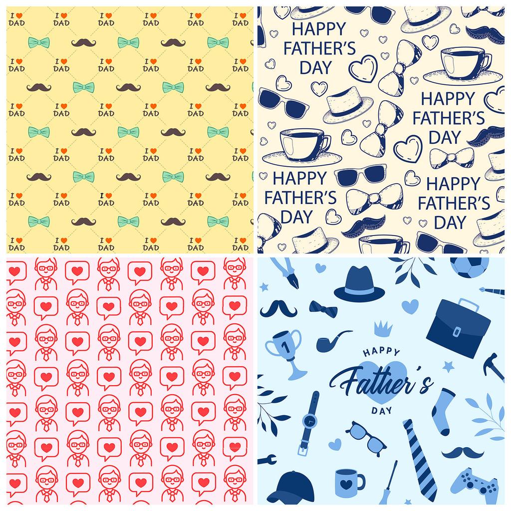 12 Father'S Day Personalized Diy Cut Handmade Album Scrapbook Gift Outsourcing Pattern Cardboard Material Paper