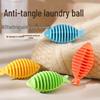20-Piece Soft Rubber Laundry Balls: Anti-Tangle, Fish-Shaped Cleaning Accessories for Washing Machines
