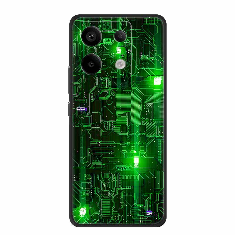 Для Xiaomi Redmi Note 13 Pro 5G Чехол Роскошный ТПУ Мягкий Силикон Задняя Крышка Чехлы для Телефона Redmi Note13 Pro Plus 5G Ударопрочный Fundas