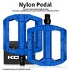 Bicycle Pedals Ultralight Non-slip Nylon Waterproof Footrest Road BMX MTB Road Flat Platform Bike For 14mm Road Bicycle MTB Part