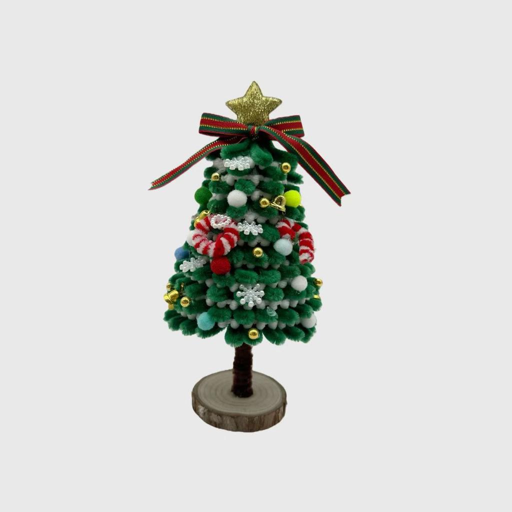 Bestseller New Handmade Finished Wrought Iron Twisty Stick Christmas Tree DIY Desktop Mini Ornament Model 01