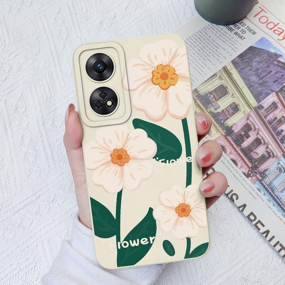Чехол для телефона OPPO Reno 8T 4G 5G 8Z 8Lite, чехол с мультяшной камерой, бампер из жидкого силикона для OPPO Reno8 T, чехлы, подарок