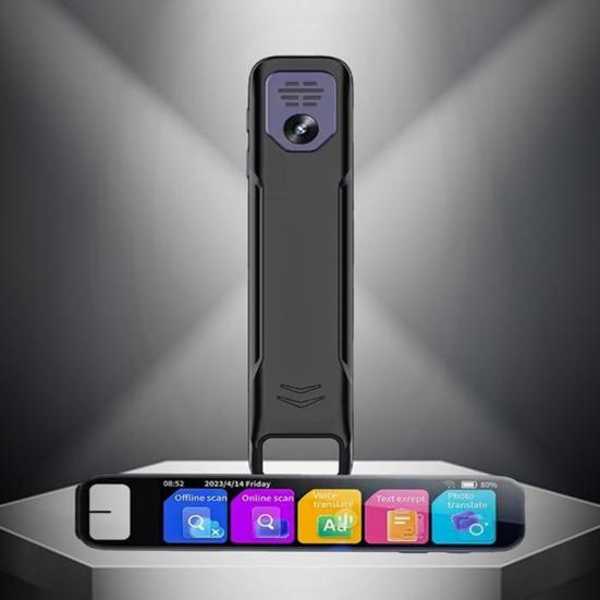 Ручка-переводчик 134 языка Онлайн-перевод Сканирование ИИ Умная ручка Вспомогательный инструмент Сенсорный экран Устройство для перевода языков Изучающие языки