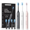 Интеллектуальная электрическая зубная щетка для взрослых, полностью автоматическая чистка, бытовая щетка с мягкой щетиной для пар