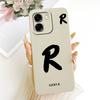 For OPPO A6X A6 A6T Pro 4G 5G 2026 Lucky Initial Letter Phone Case For Oppo A6 A6x A6t Soft Silicone Shockproof Cases Bumpers