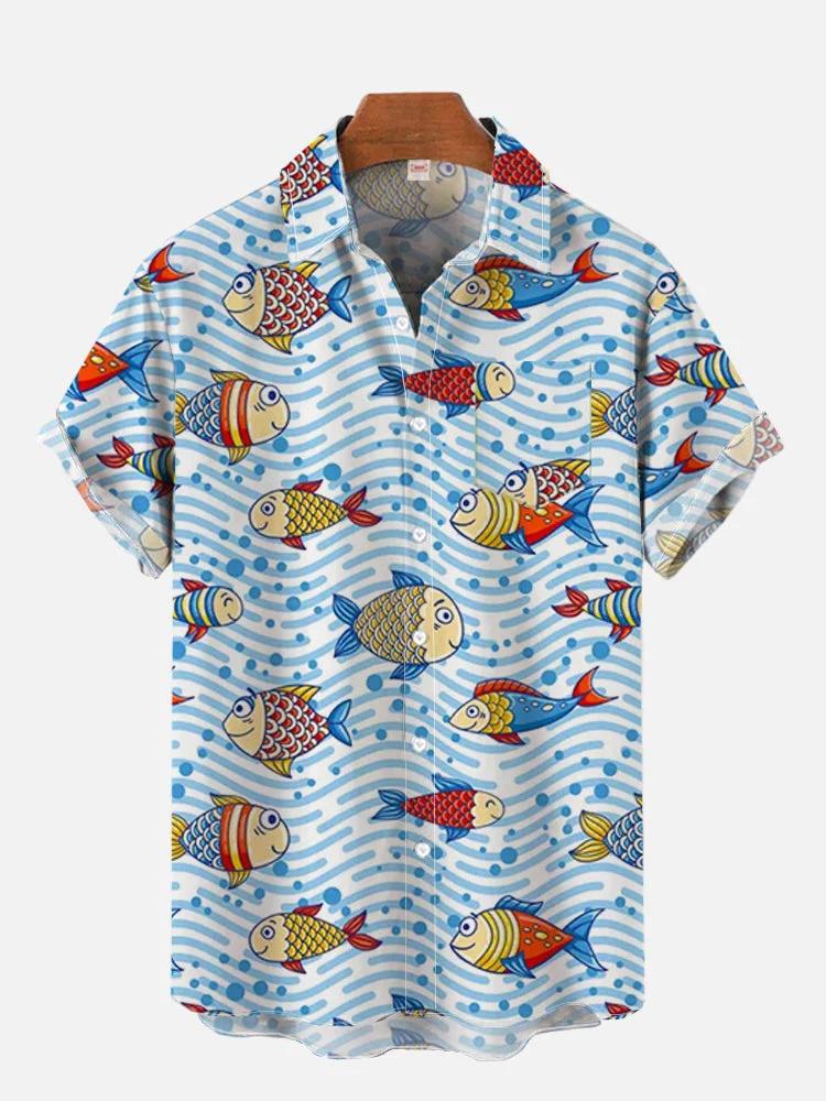 Милая мультяшная 3D-печатная мужская модная футболка Гавайская футболка пляжная светлая мужская профессиональная футболка с короткими рукавами и воротником